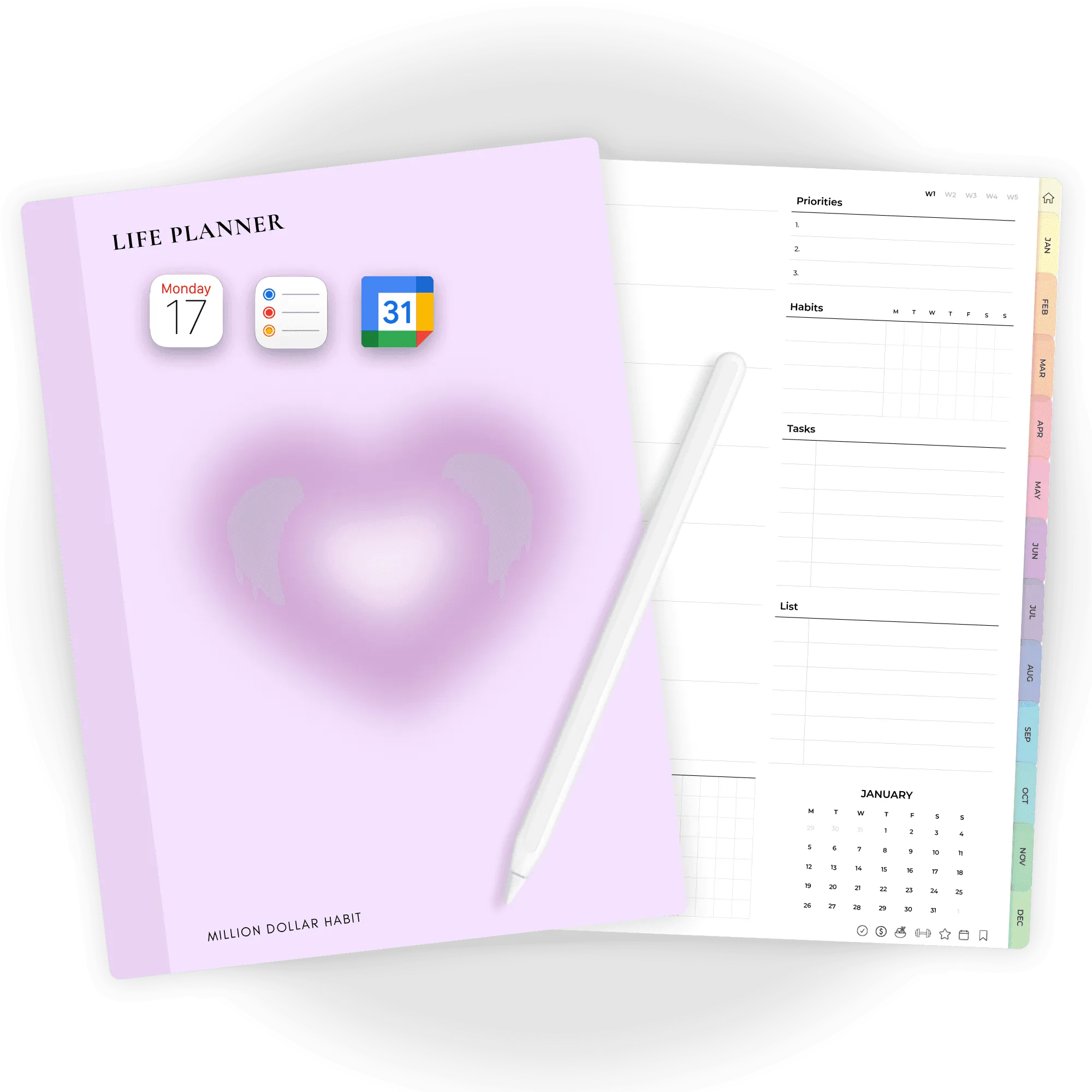 Digital Bullet Journal on iPad