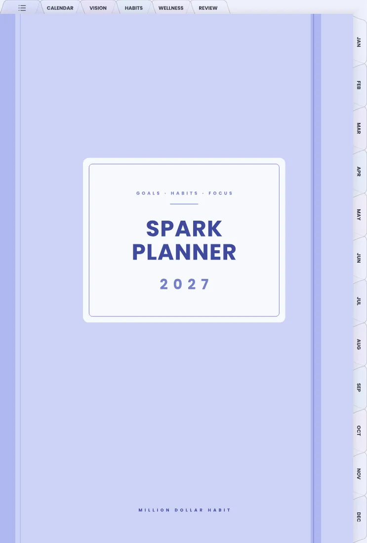 2027 Spark Planner cover